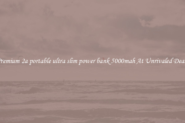 Premium 2a portable ultra slim power bank 5000mah At Unrivaled Deals