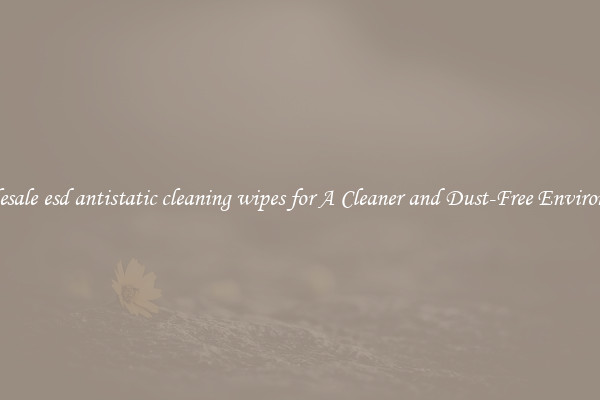 Wholesale esd antistatic cleaning wipes for A Cleaner and Dust-Free Environment