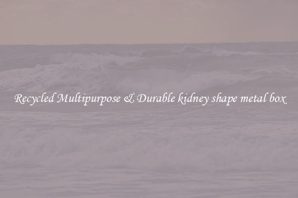 Recycled Multipurpose & Durable kidney shape metal box