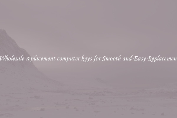 Wholesale replacement computer keys for Smooth and Easy Replacement