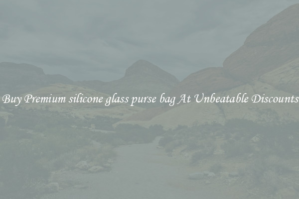 Buy Premium silicone glass purse bag At Unbeatable Discounts