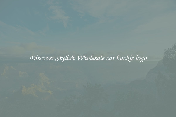 Discover Stylish Wholesale car buckle logo