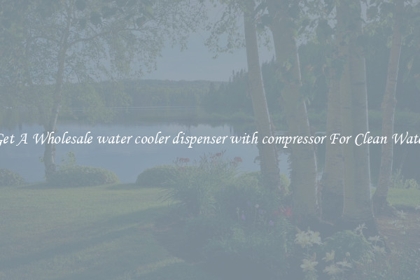 Get A Wholesale water cooler dispenser with compressor For Clean Water