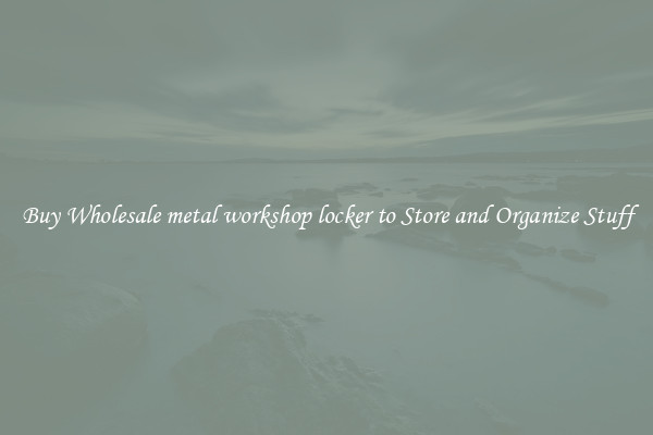 Buy Wholesale metal workshop locker to Store and Organize Stuff